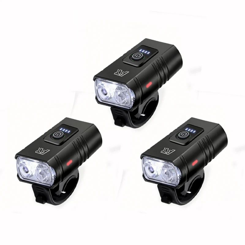 USB Rechargeable LED Bicycle Front Light 17