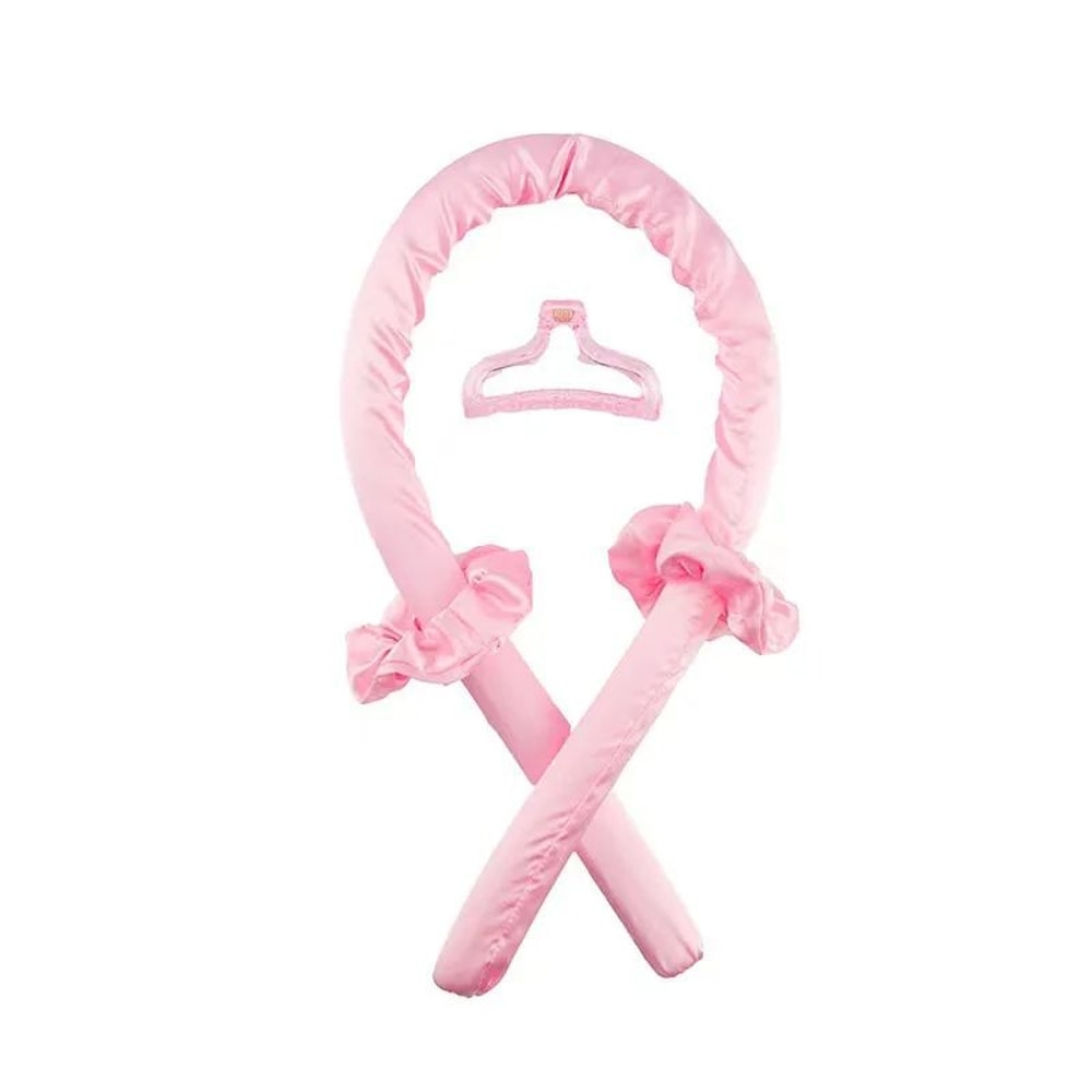 Pink Heatless Hair Curling Headband For Soft Curls 5