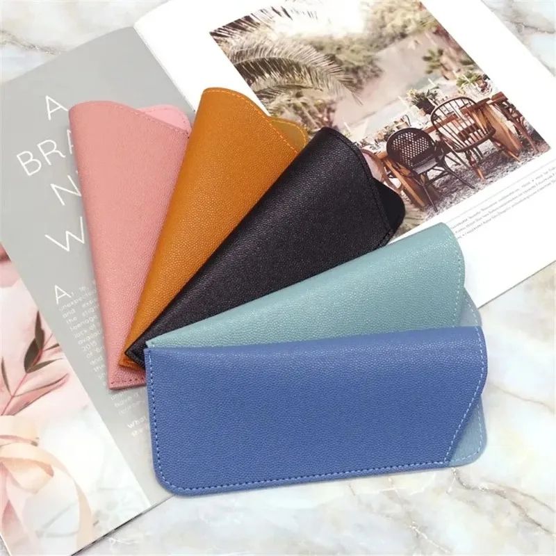 PU Leather Glasses Protective Pouch Case 3
