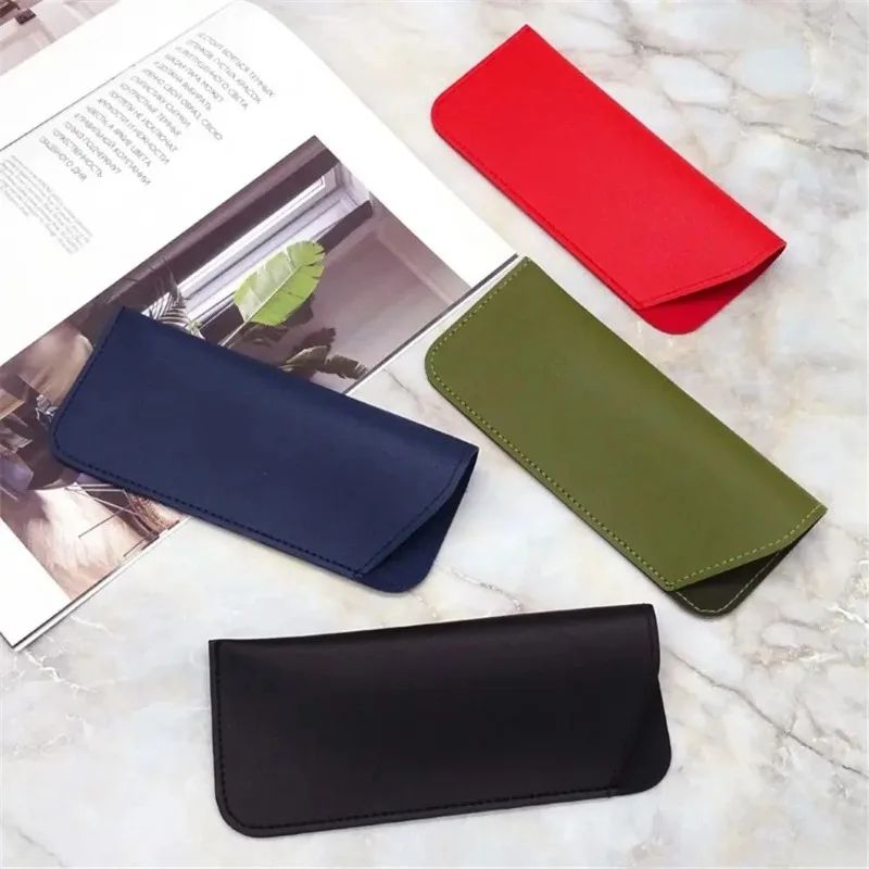 PU Leather Glasses Protective Pouch Case 4