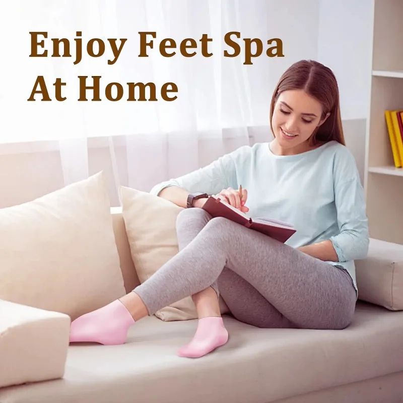 Silicone Moisturizing Foot Care Socks For Soft Heels 2