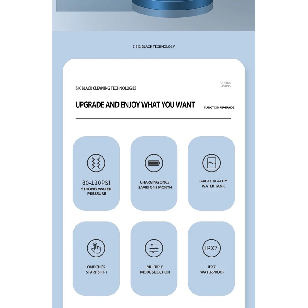 Smart Electric Water Flosser Oral Irrigator 7