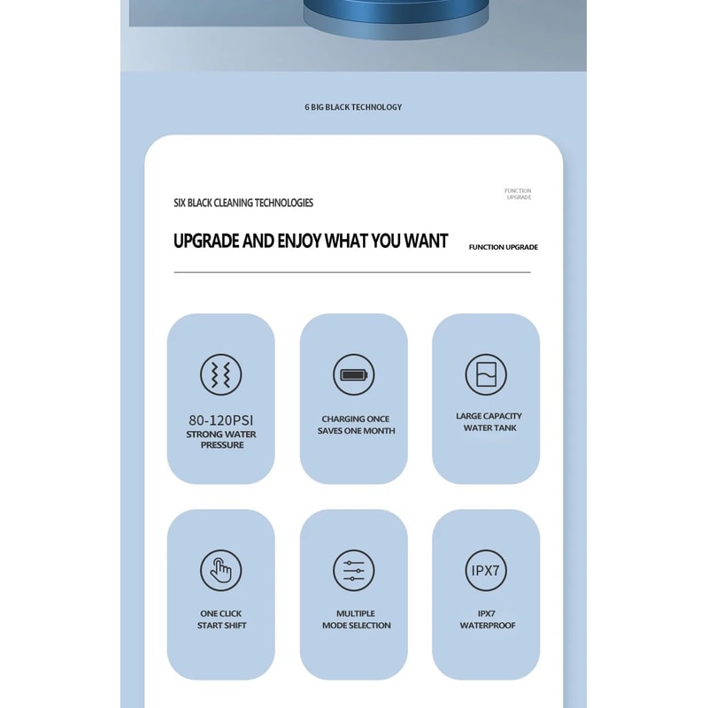 Smart Electric Water Flosser Oral Irrigator 7