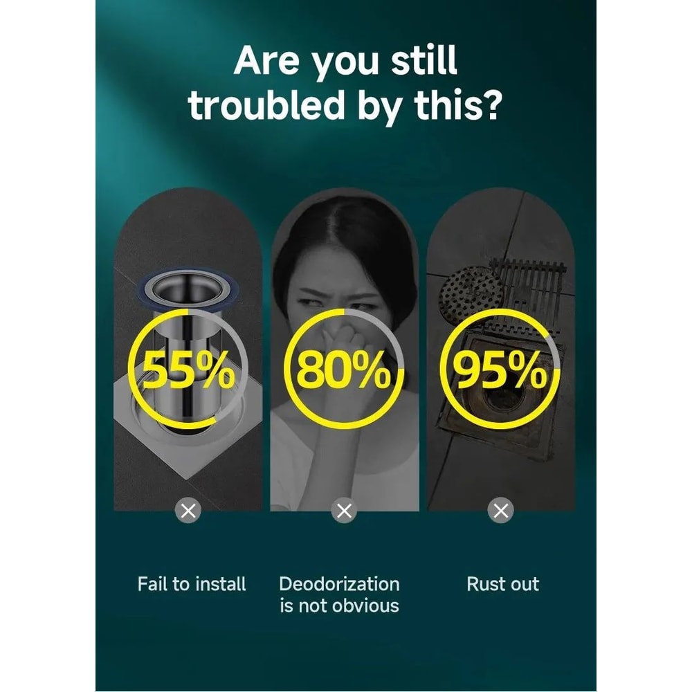 Odor Proof Floor Drain Valve Backflow Preventer 7