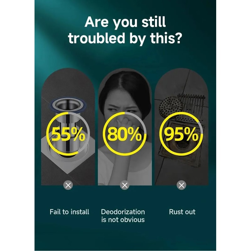 Odor Proof Floor Drain Valve Backflow Preventer 7