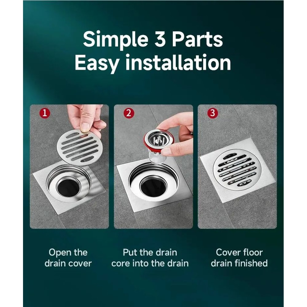 Odor Proof Floor Drain Valve Backflow Preventer 9