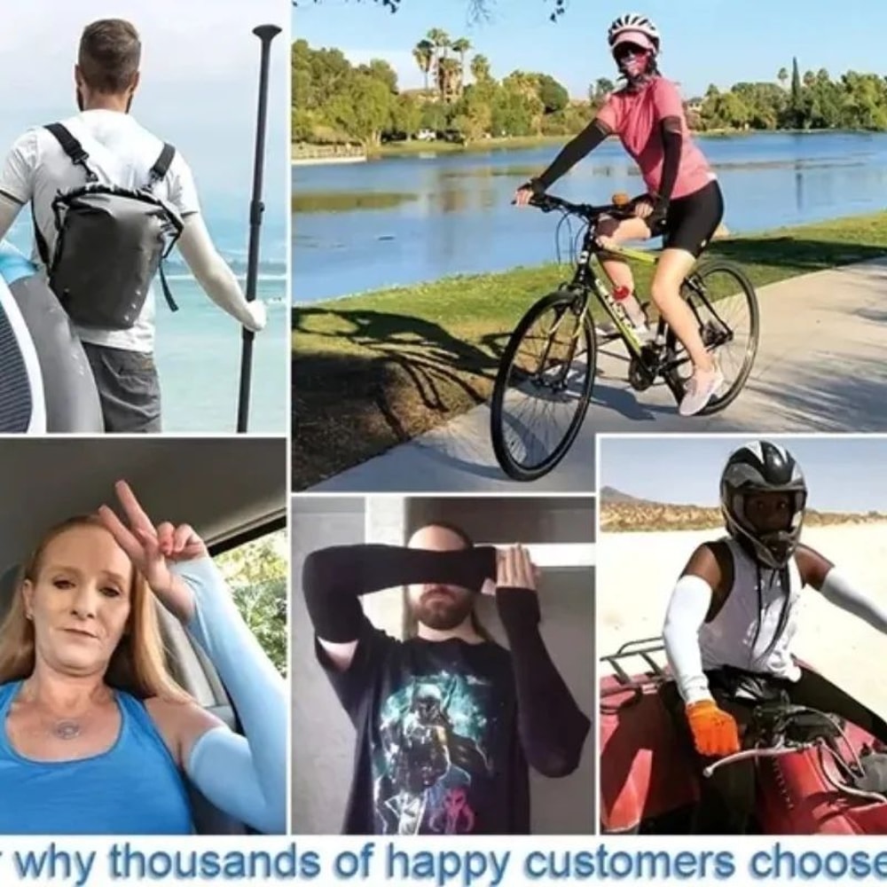 Cooling Silk Arm Sleeves For Women Sun Protection 1