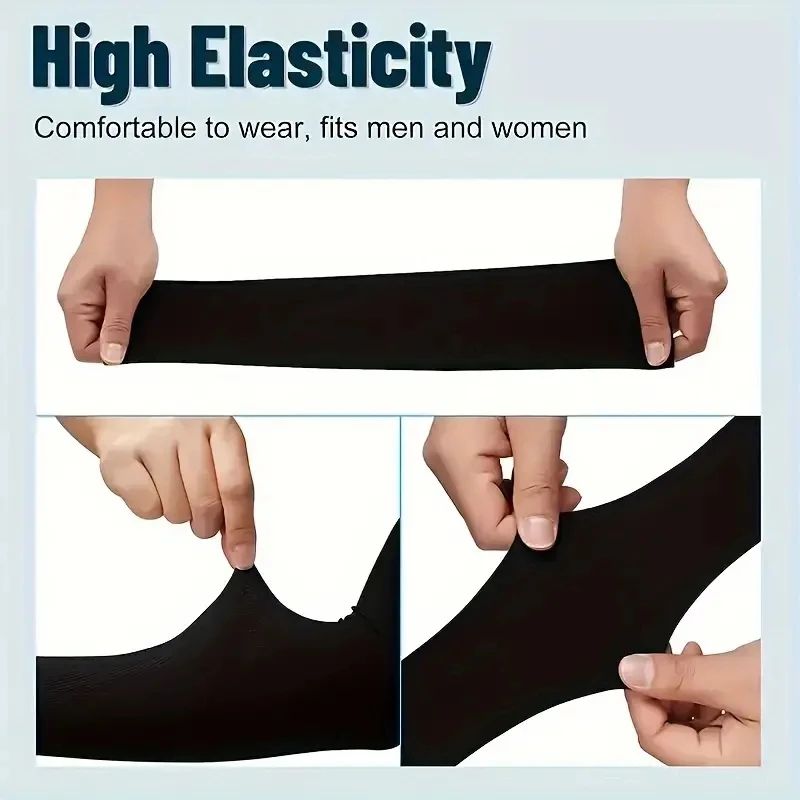 Cooling Silk Arm Sleeves For Women Sun Protection 4