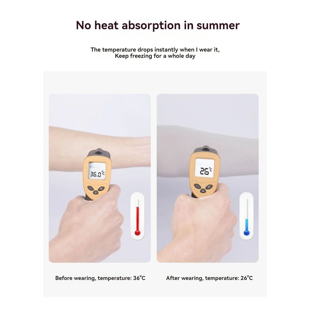 Cooling Silk Arm Sleeves For Women Sun Protection 15