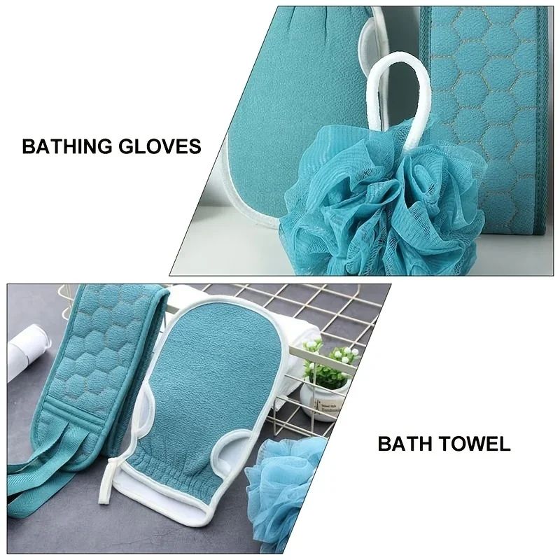 Exfoliating Shower Back Scrubber Bath Belt 2