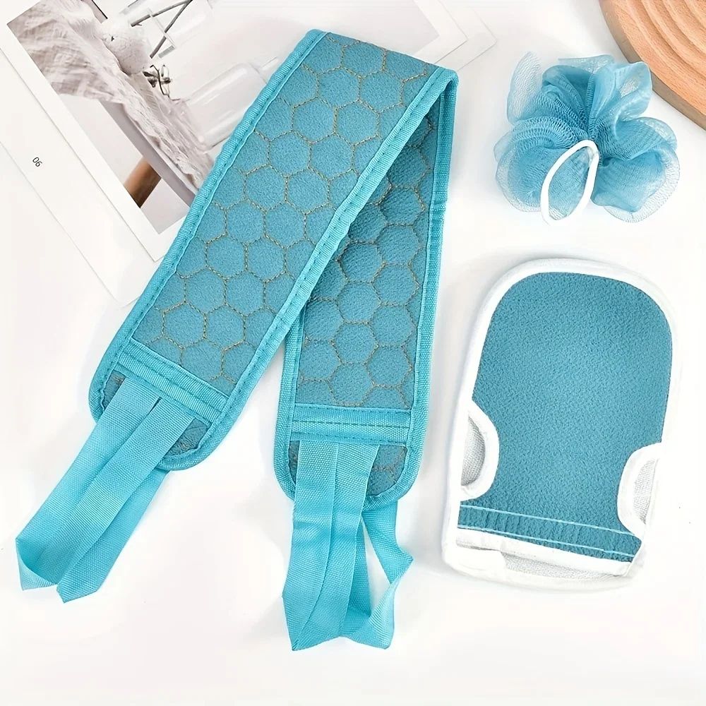 Exfoliating Shower Back Scrubber Bath Belt 3