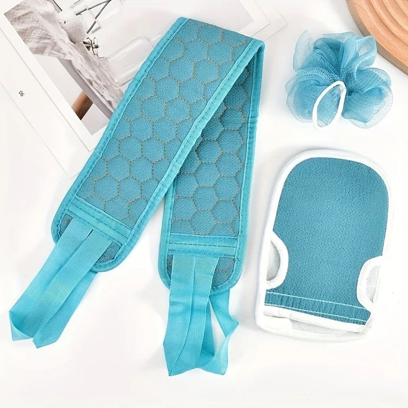 Exfoliating Shower Back Scrubber Bath Belt 3