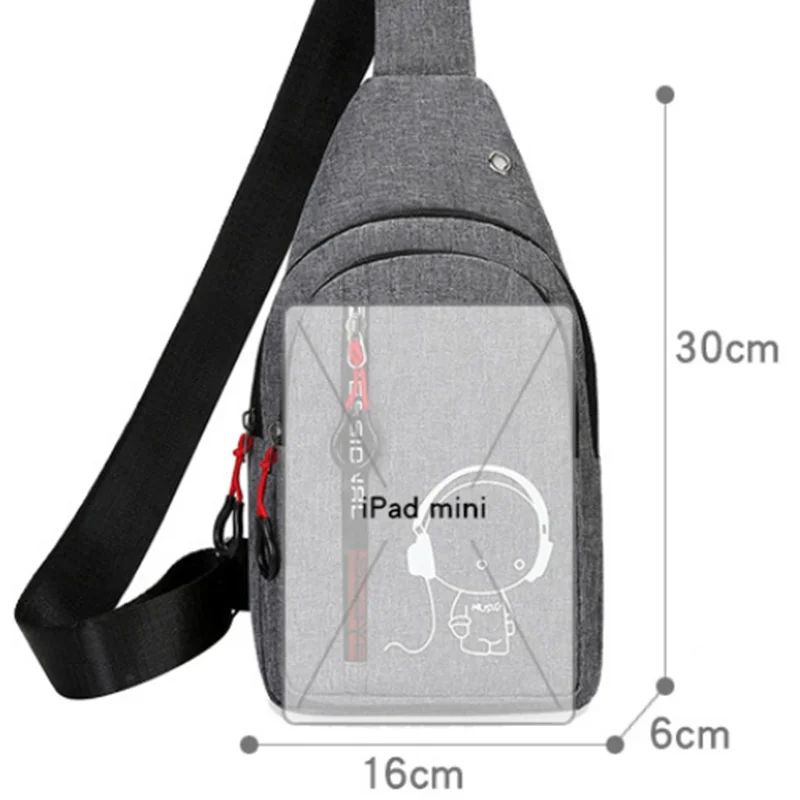 Glow In The Dark Crossbody Chest Bag For Men And Women 4