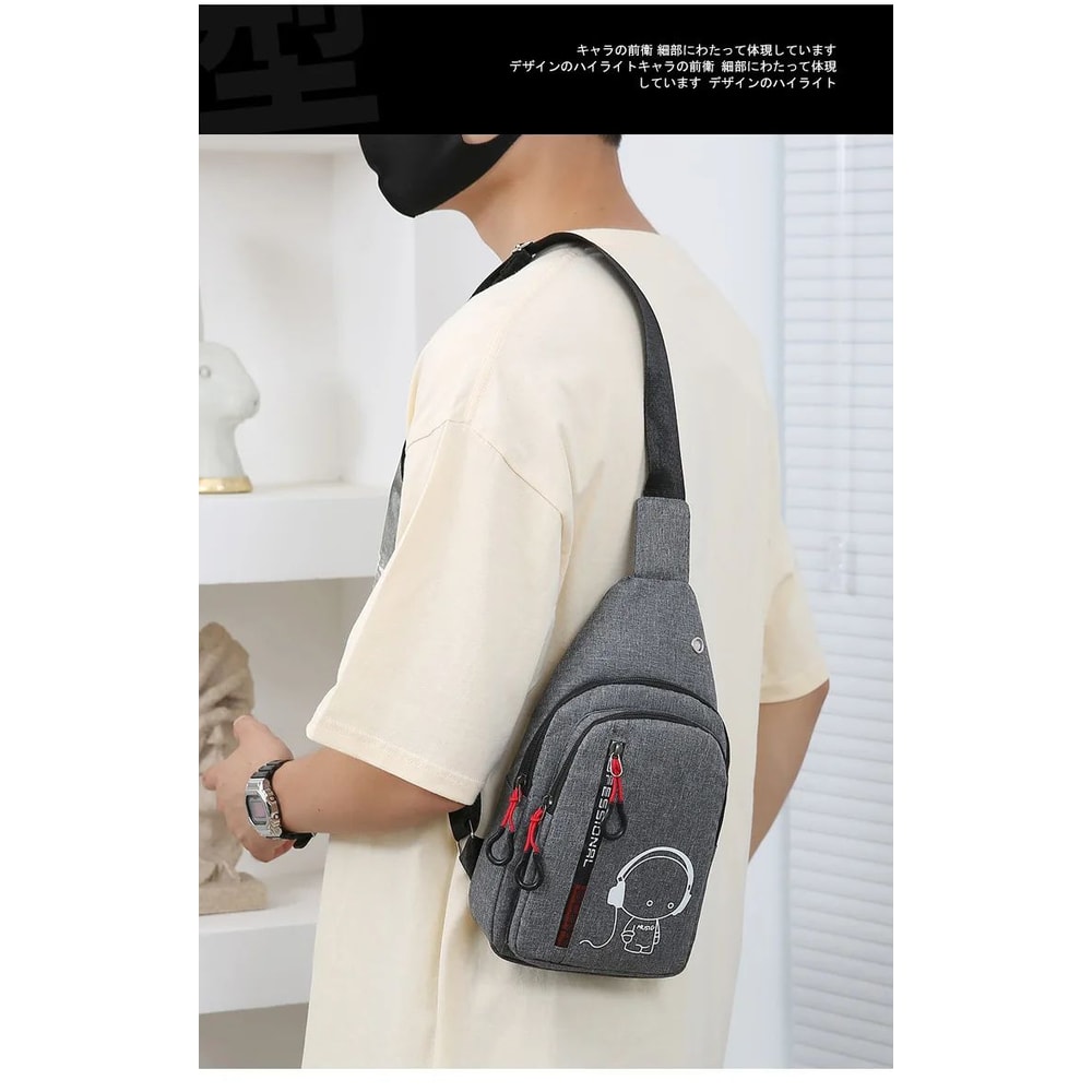 Glow In The Dark Crossbody Chest Bag For Men And Women 6