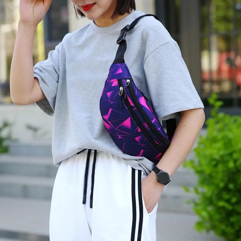 Waterproof Sports Waist Pack Running Belt Bag 8