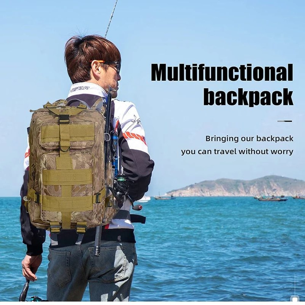 Tactical Outdoor Camouflage Backpack 6