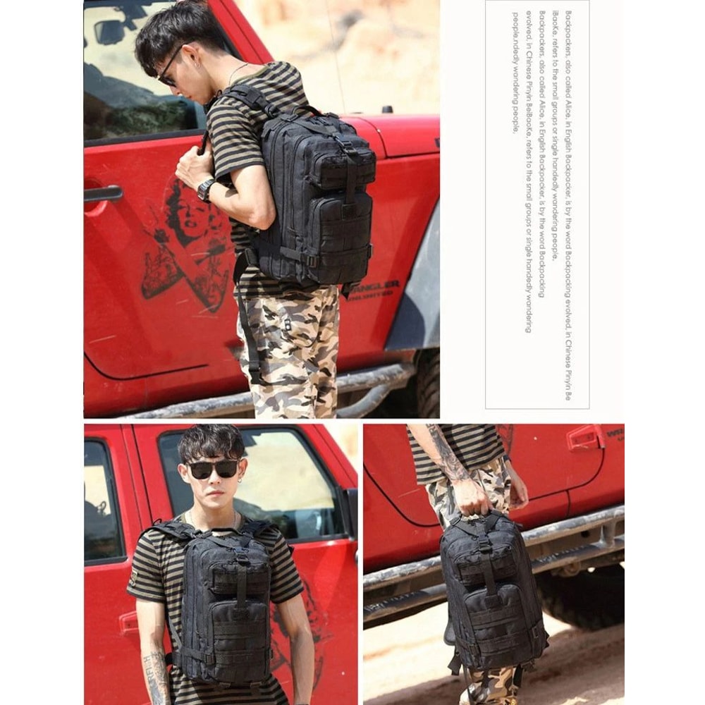 Tactical Outdoor Camouflage Backpack 7
