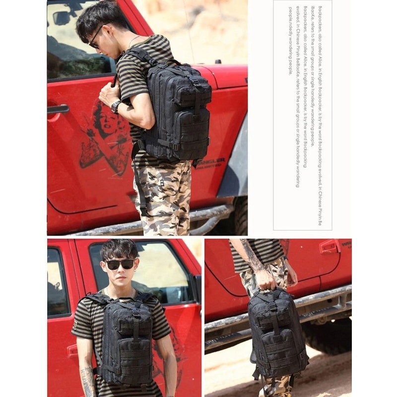 Tactical Outdoor Camouflage Backpack 7