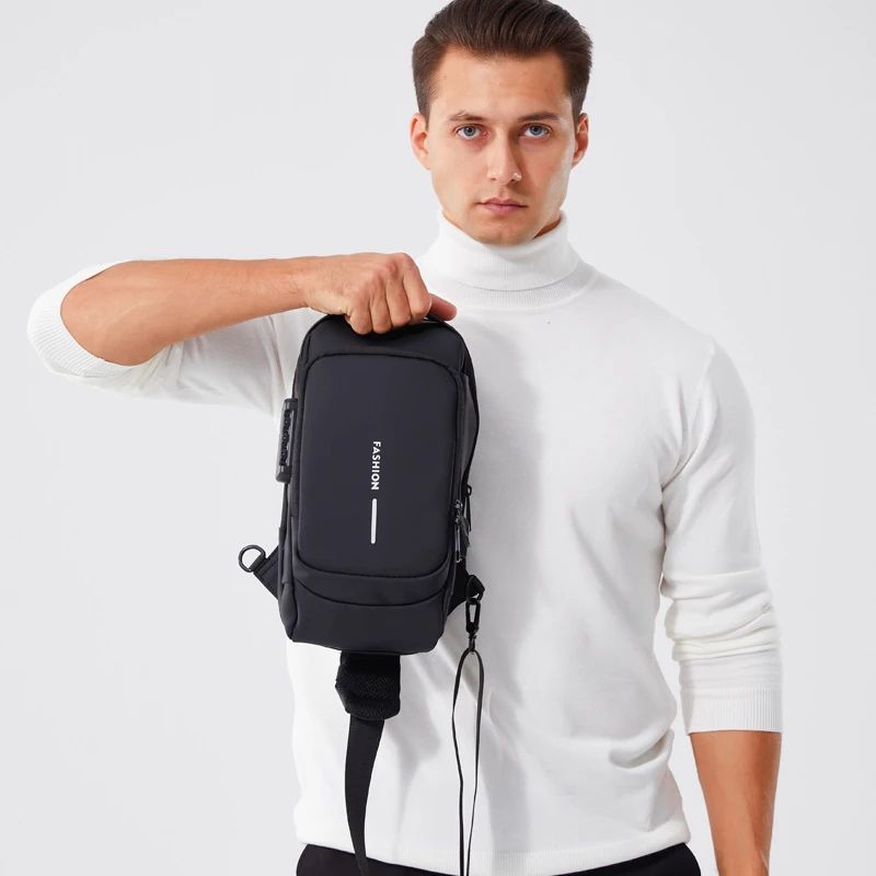 Men Anti Theft Crossbody Chest Bag 9