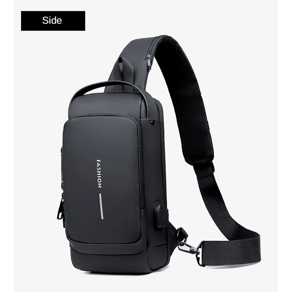 Men Anti Theft Crossbody Chest Bag 11