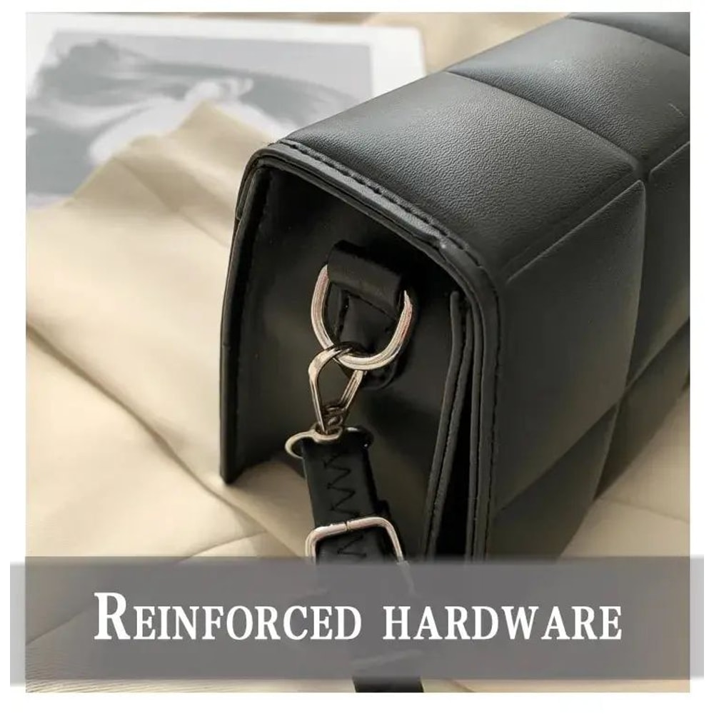 Women PU Leather Shoulder Handbag 8