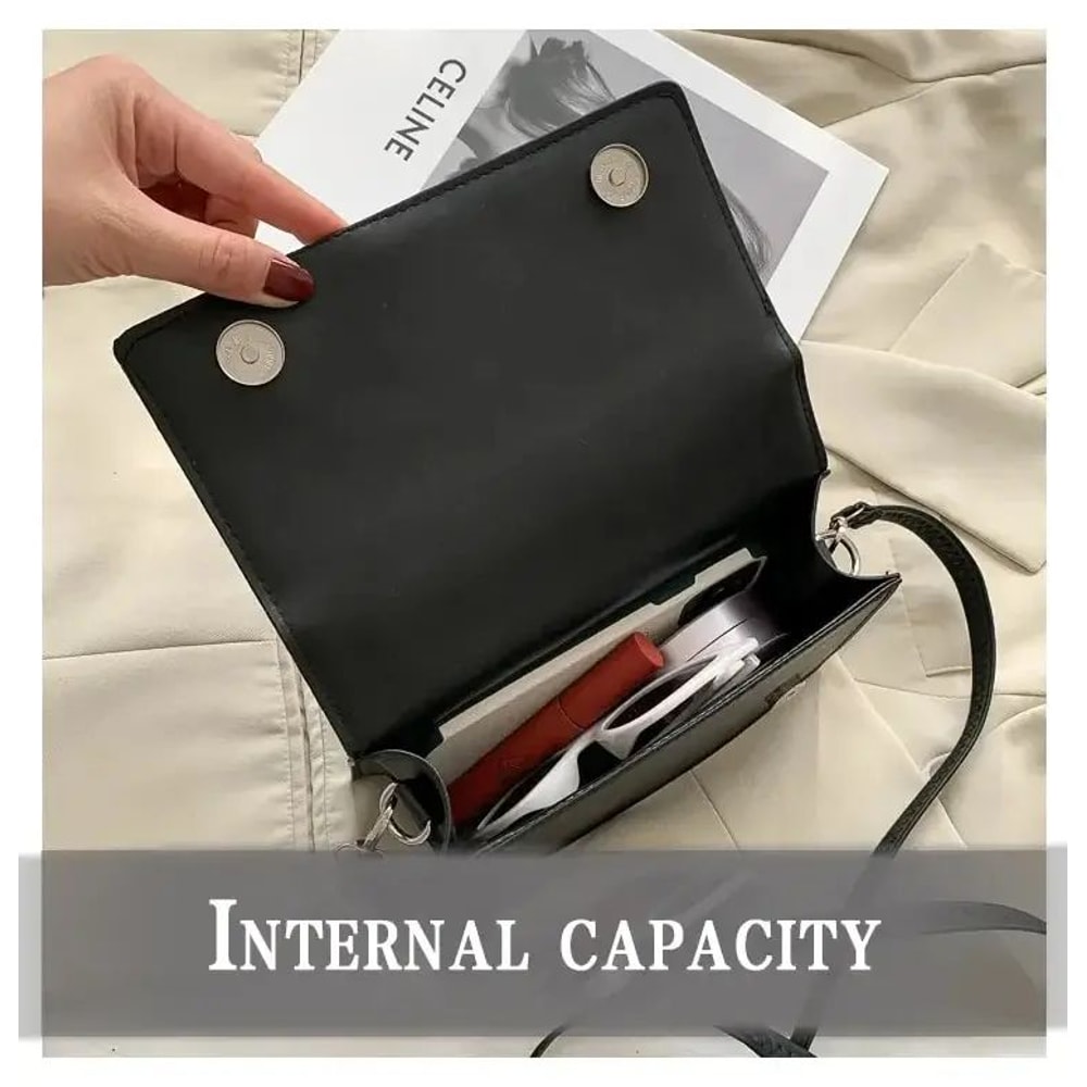 Women PU Leather Shoulder Handbag 9