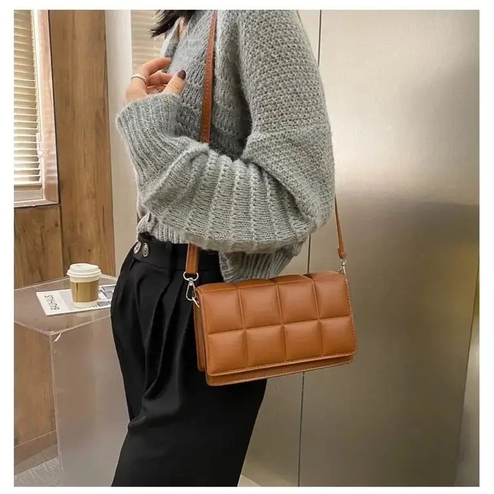Women PU Leather Shoulder Handbag 11