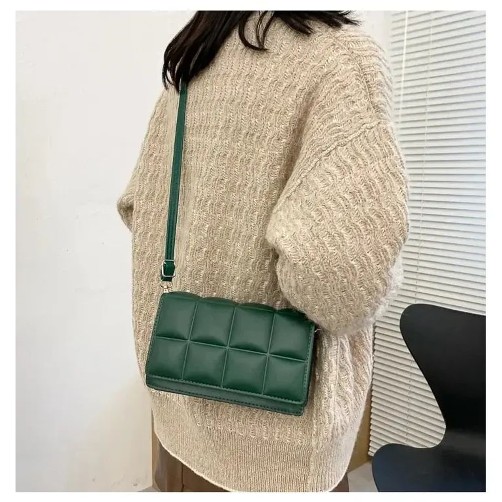 Women PU Leather Shoulder Handbag 13