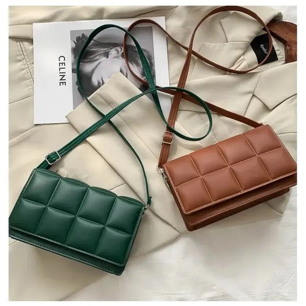 Women PU Leather Shoulder Handbag 14