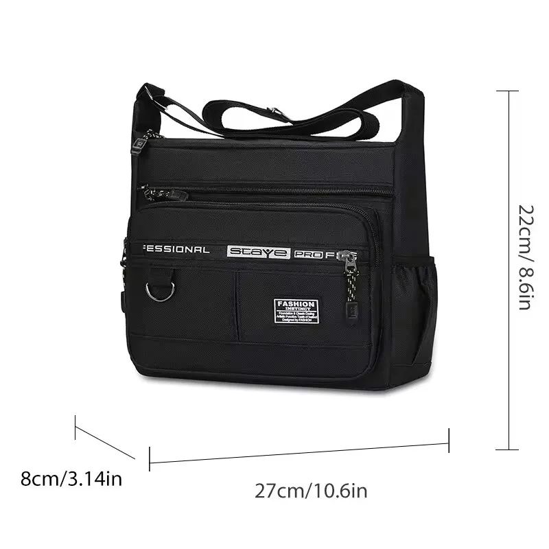 Unisex Single Shoulder Crossbody Bag 1
