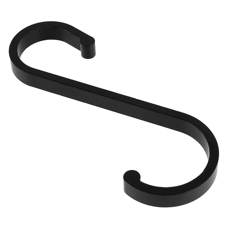 Heavy Duty Metal S Hooks Set 7