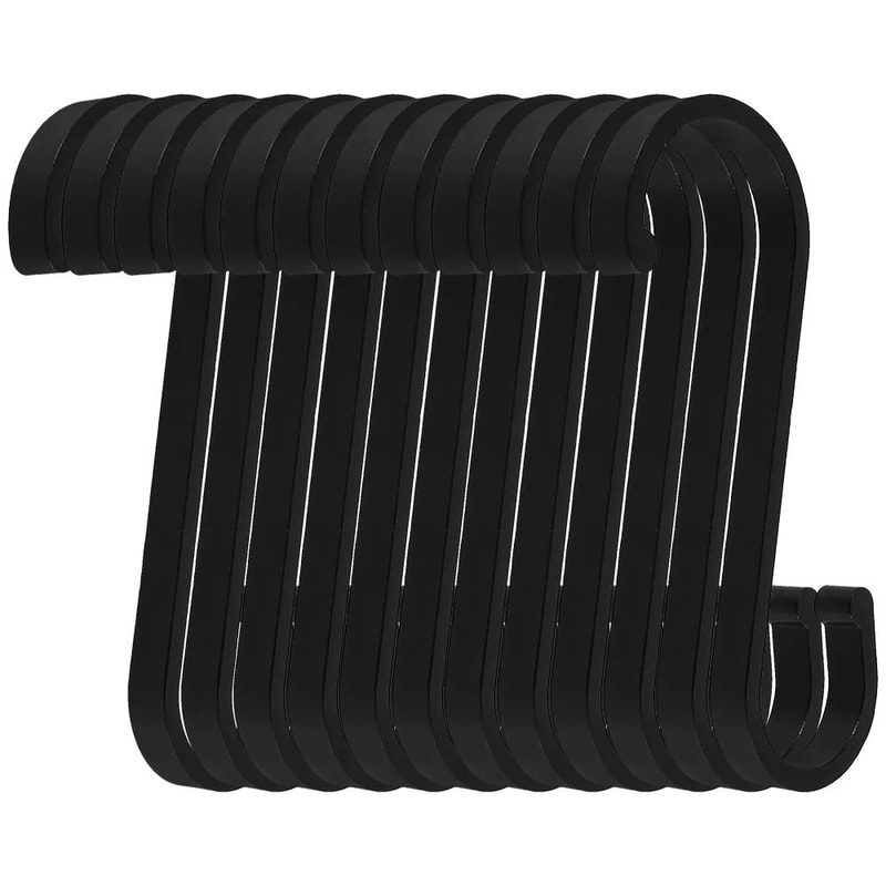 Heavy Duty Metal S Hooks Set 8