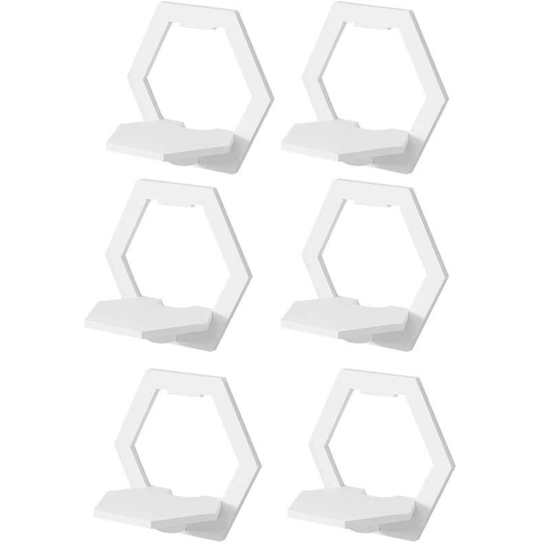 Hexagon Wall Shelf Display Set 10