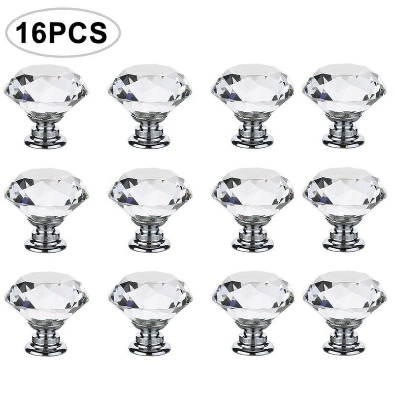 Crystal Diamond Cabinet Knob Set 11