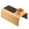 Bamboo Sofa Armrest Cup Holder Tray 14