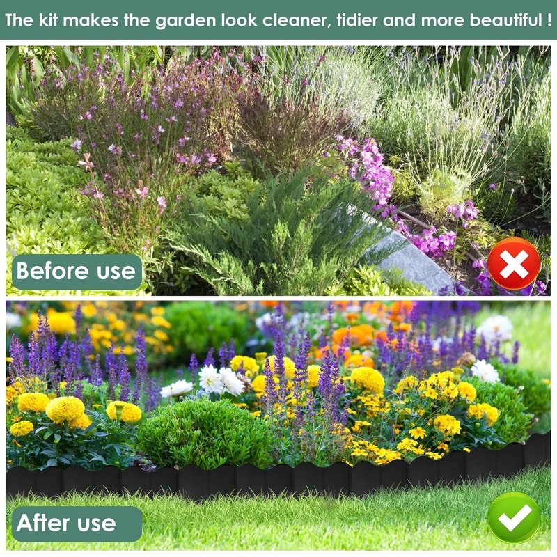 Garden Lawn Edging Fence Border 4