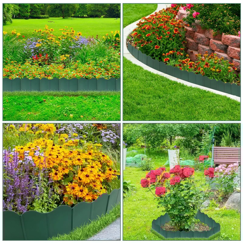 Garden Lawn Edging Fence Border 10