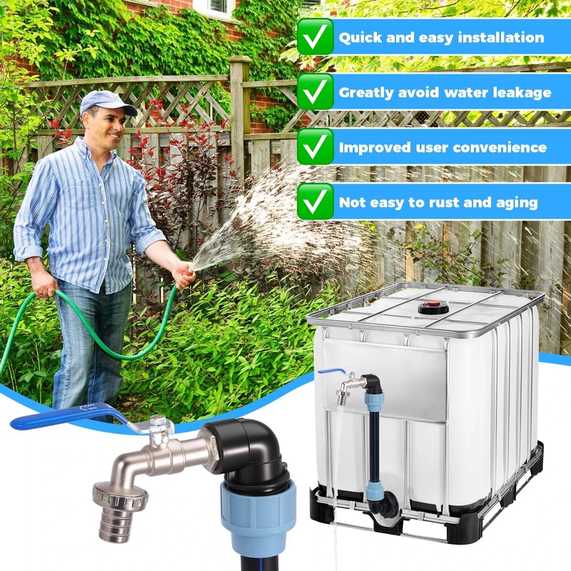 IBC Water Tank Outlet Tap Adapter 2