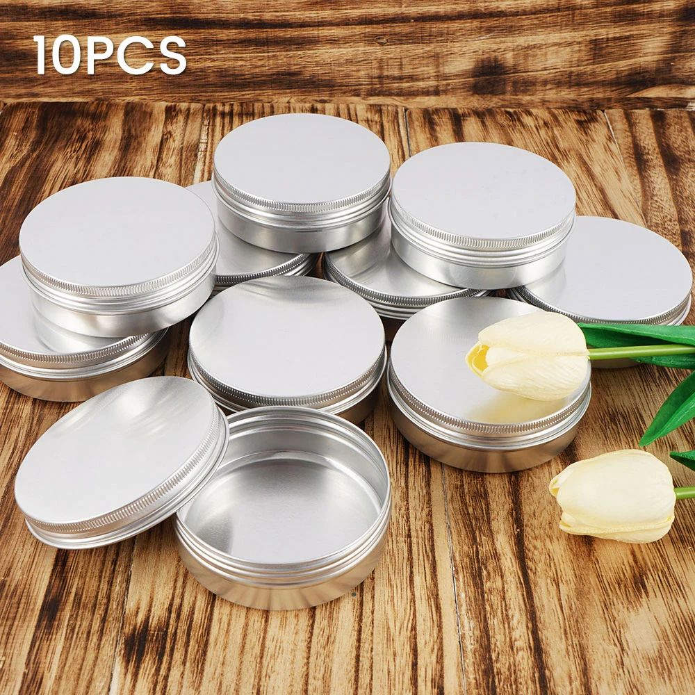 Refillable Aluminum Tin Container Set 1
