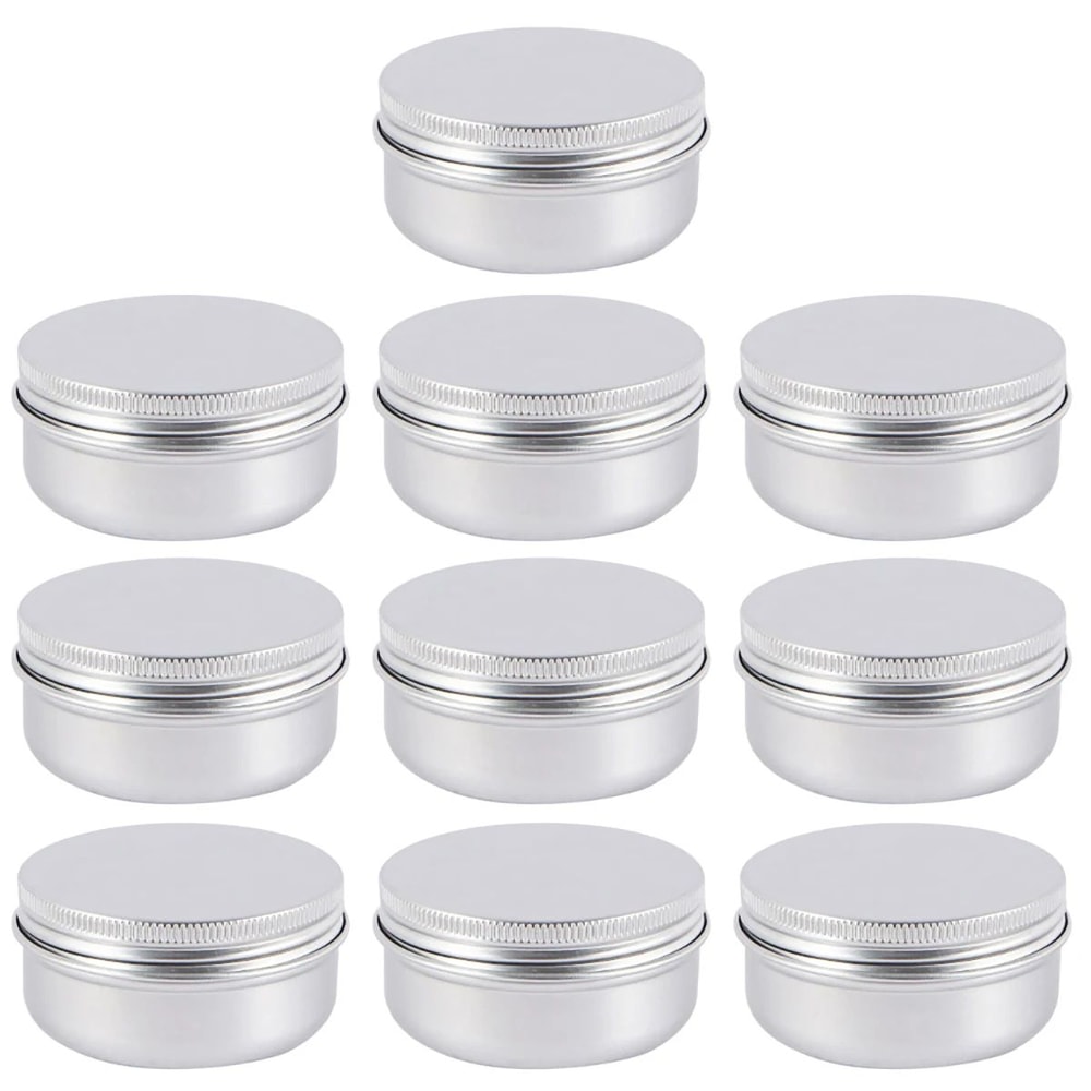 Refillable Aluminum Tin Container Set 4