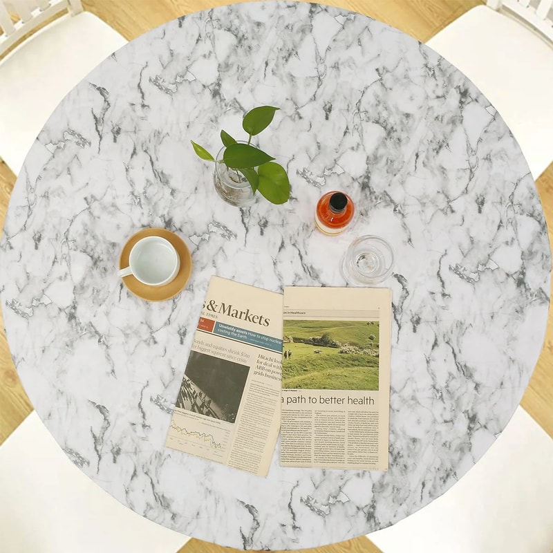 Waterproof PVC Round Table Cover 5