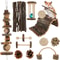 Natural Wooden Small Pet Chew Toy Set 1