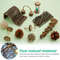 Natural Wooden Small Pet Chew Toy Set 3
