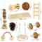 Natural Wooden Small Pet Chew Toy Set 7