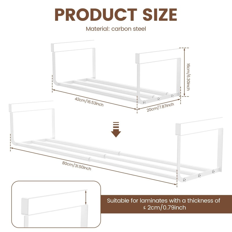 Adjustable Hanging Shoe Storage Rack 6