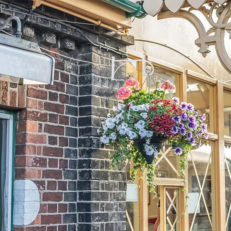 Decorative Iron Hanging Plant Hook Set 3