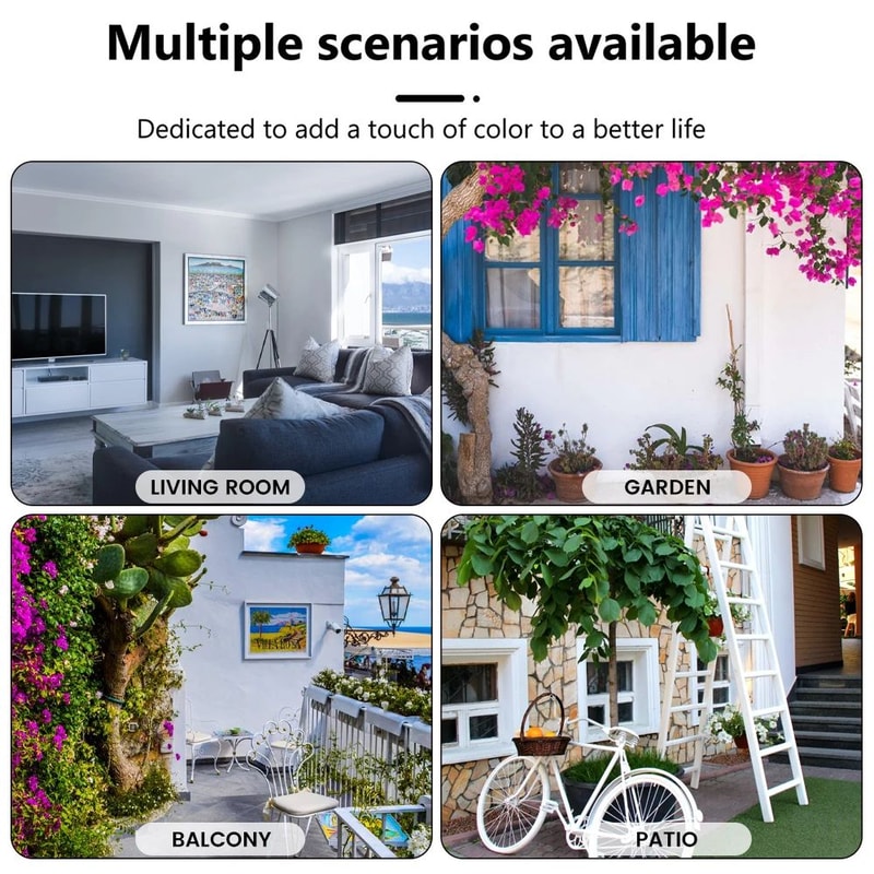 Decorative Iron Hanging Plant Hook Set 4