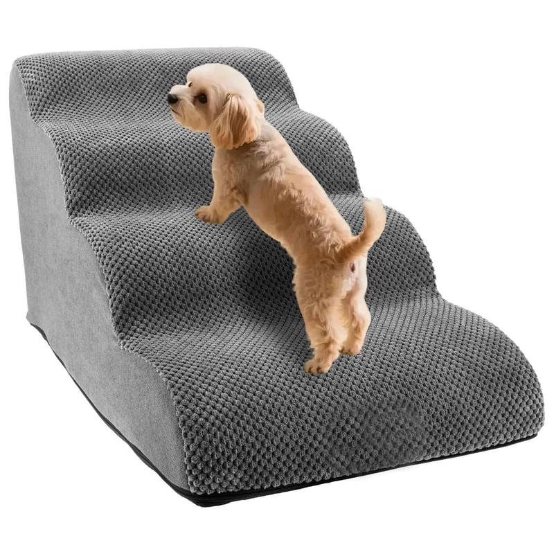 Curved Pet Stairs For Beds And Sofas 0