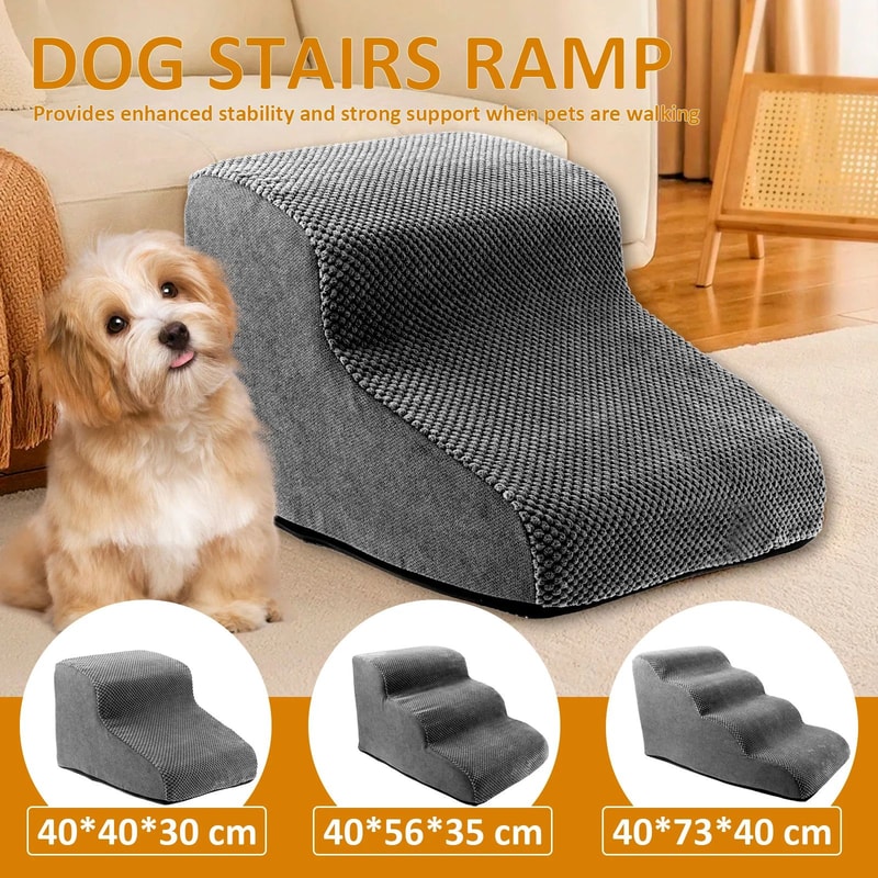 Curved Pet Stairs For Beds And Sofas 1