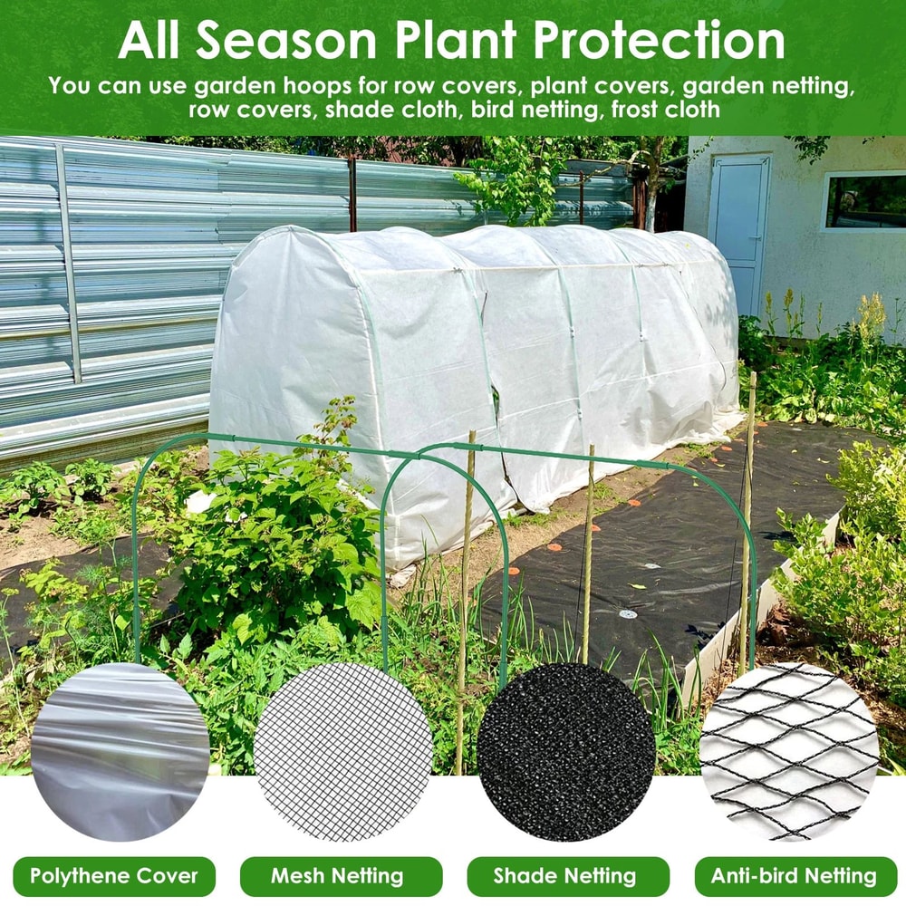 Steel Greenhouse Hoop Grow Tunnel Kit 2